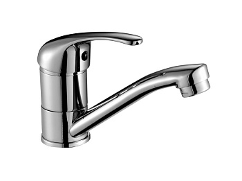 Смеситель одноруч. (35мм) A35-22U для умывальника с повор. изливом 150мм. ROSSINKA 